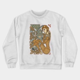 Celtic Woman & Bird Crewneck Sweatshirt